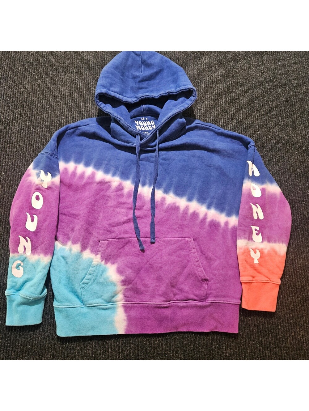 American Eagle AE X Lil Wayne Young Money Tie-Dye Hoodie Sweatshirt Size S